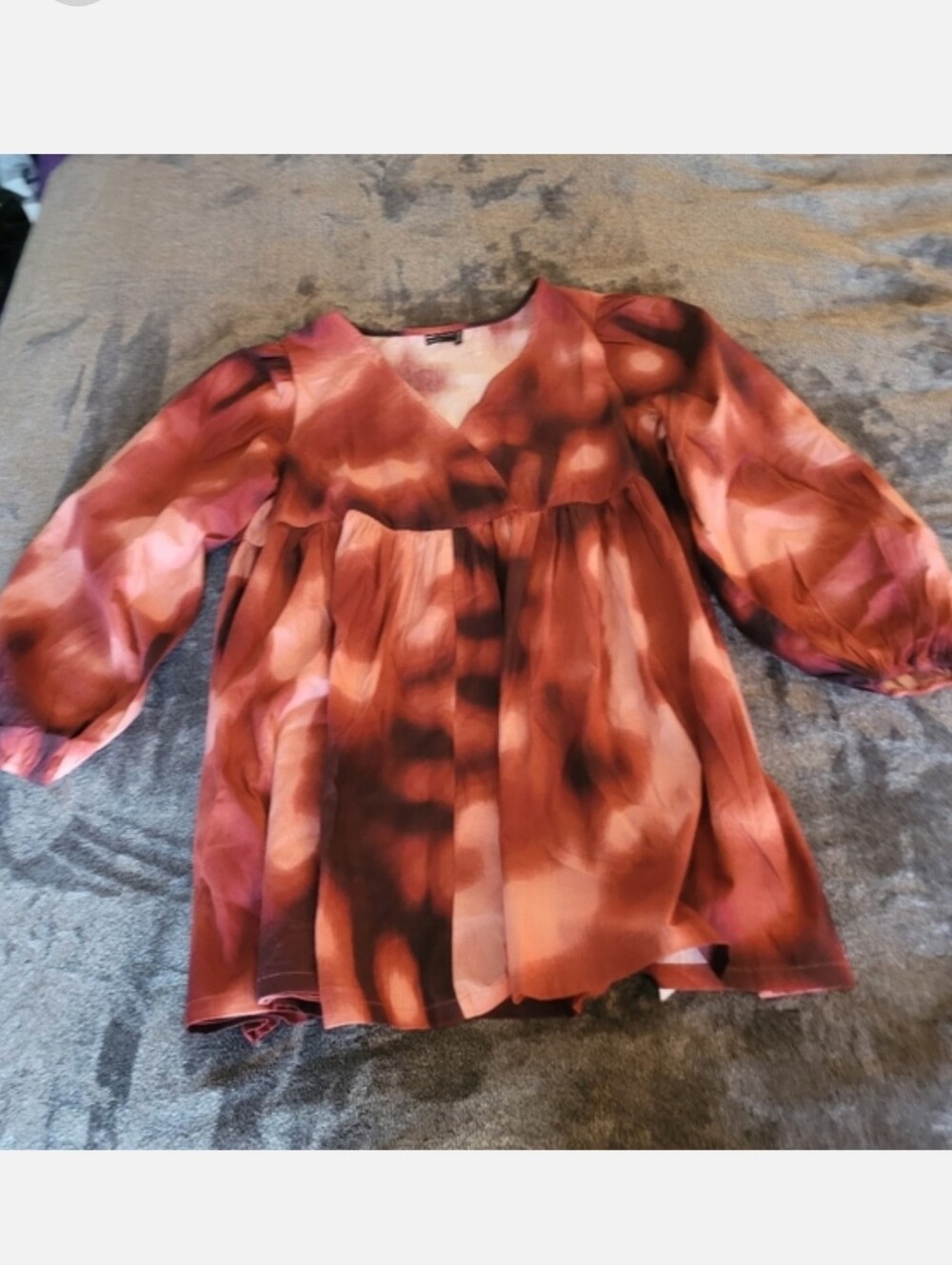 ASOS Design Cotton Mini Smock Dress Size 12